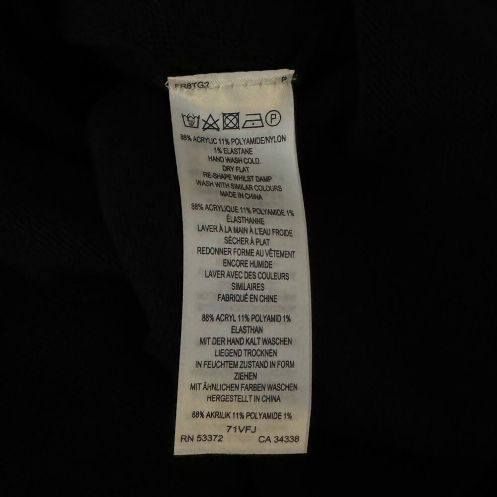 French Connection Babysoft Square Neck Midi Dress - Black Size XL - Picture 6 of 6